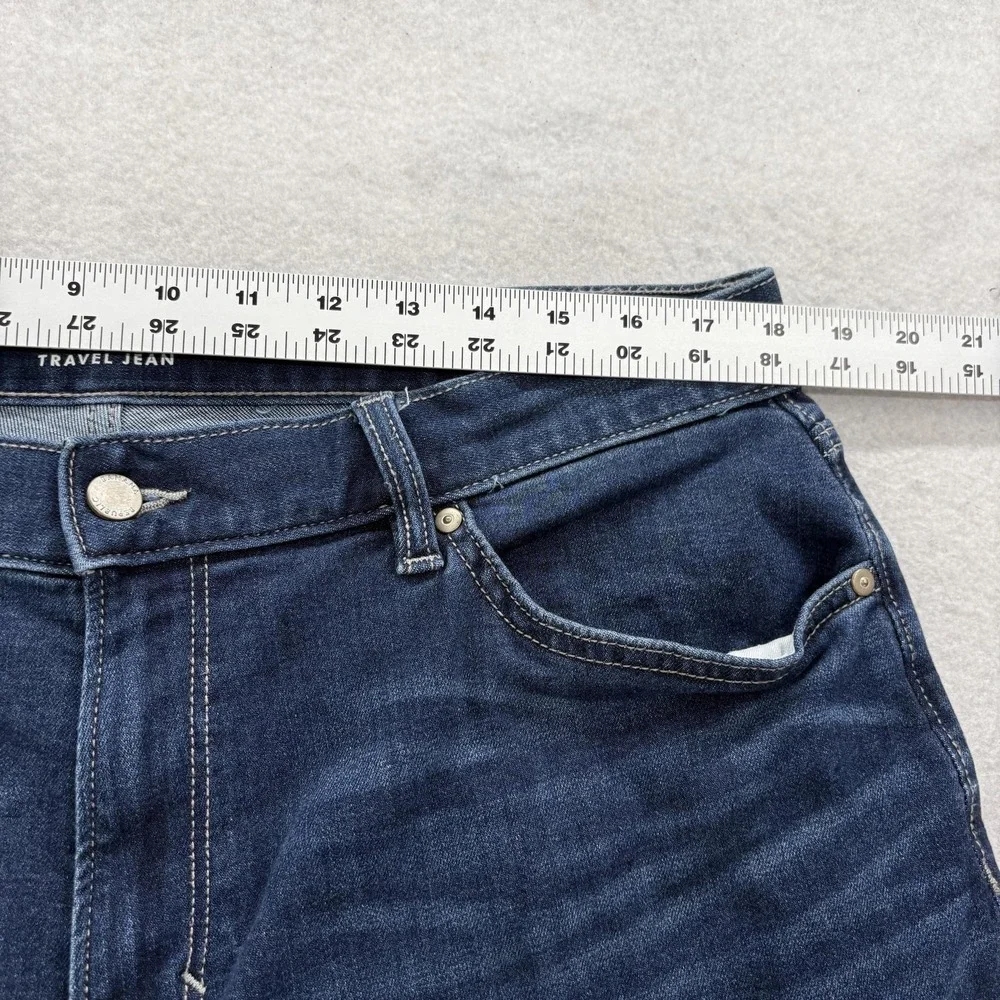 Banana Republic Travel Jeans Mens 36x30 Blue Medium Wash Athletic Stretch Denim